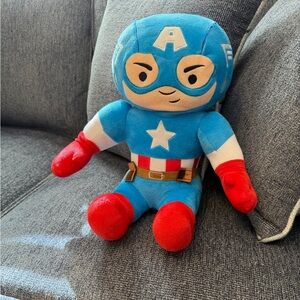 Marvel Captain America doll, great condition! 
About 12” tall bundle. Like new!